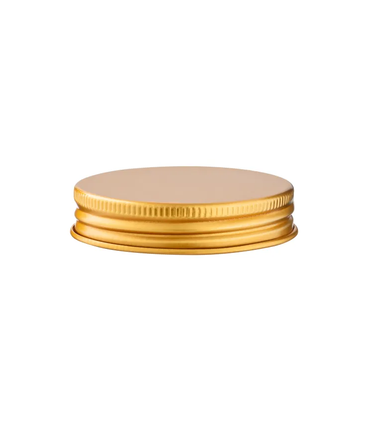 47/400 Aluminium Schraubverschluss Gold für Glastiegel
